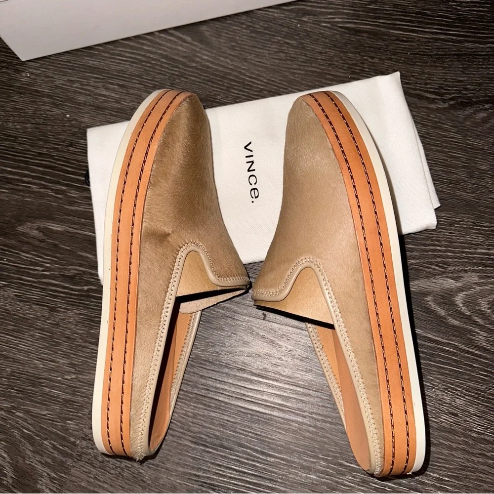 Price Firm - VINCE Calf Hair Flats